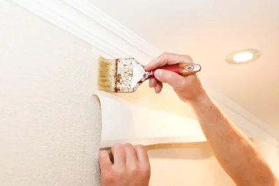 Pose de papier peint à Dun-sur-Grandry — revêtements muraux et toiles de verre